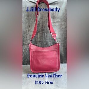 J.Jill Genuine Leather Crossbody Bag